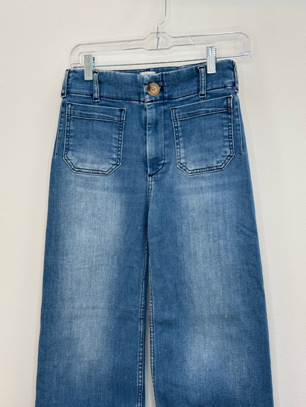 Anthropologie Maeve The Colette Crop High-Rise Wide-Leg Jeans Size 26 - Picture 7 of 13